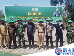 Kapolres Bangka Barat Hadiri Vicon Launching Ketahanan Pangan Wilayah Kodam II/Sriwijaya di Kodim 0431/Bangka Barat