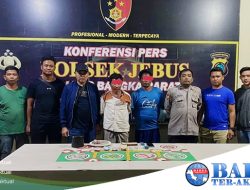 Tim Spider Polres Bangka Barat Mengamankan Pelaku Judi Kodok- Kodok