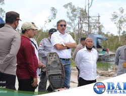 Pj Gubernur Ridwan Lakukan Inspeksi Tambang di Desa Gantong