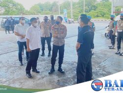 Polsek Bukit Intan, Awasi Pendistribusian BBM Di Setiap SPBU Wilayah Bukit Intan