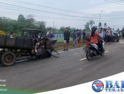 Sat Lantas Polres Babar Dan Polsek Kelapa Kembali Datangi Laka lantasDepan Pekuburan Desa Tebing