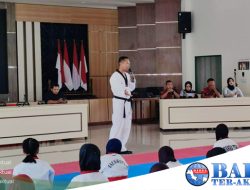 Mayor Inf Adi Kurniawan Pelatih Taekwondo Babel Siap Melatih 80 Atlit Untuk Mengikuti Kejuaraan Taekwondo Wilayah Sumatra