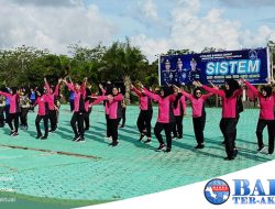 Personel Polres Bangka Barat Bersama Bhayangkari Melaksanakan Oleh Raga Bersama