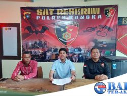 Edar Kupon Togel, LO Diringkus Sat Reskrim Polres Bangka