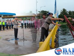 Kenang Jasa Pahlawan, Polres Babar Laksanakan Tabur Bunga