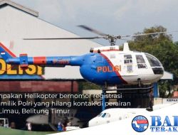 Helikopter 105/P-1103 milik Korps Polairud Baharkam Hilang Kontak di Perairan Beltim