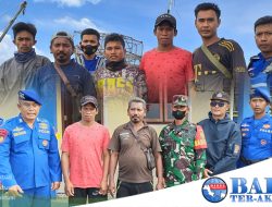 11 Hari Hilang di Tengah Laut, 5 Awak KM Faisal Sukses Diselamatkan Tim Polairud Polda Babel