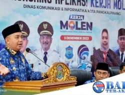 Maulan Akil Launching Aplikasi Kerja Molen untuk Kerjasama Media di Pangkalpinang