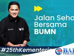 Ramaikan Jalan Sehat Bersama BUMN dan Bertabur Hadiah di Pantai Nyiur Melambai