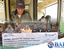 Karang Taruna Kelurahan Tanjung Ketapang Kolaborasi dengan PT Timah Tbk Berikan Layanan Kesehatan Gratis di Mobil Sehat