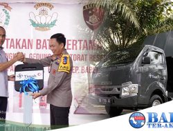 PT Timah Serahkan 1 Unit Mobil Pengangkut Sampah ke Polda Babel