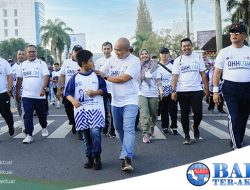 HUT BUMN ke 25, Wali Kota Pangkalpinang Lepas 2000an Lebih Peserta Jalan Sehat Bersama