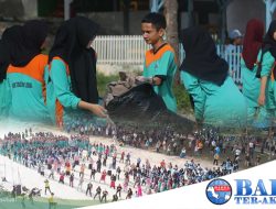 Semarakkan Peringatan HPSN 2023, Pemkab Bateng Gandeng SMK Negeri 2 Koba Pungut Sampah