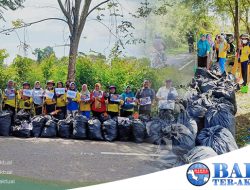 Menindaklanjuti Program DLH Basel, Gerakan Gi Ngerua Lakukan Aksi Bersih Sampah