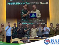 Akhiri Masa Tugas, Brigjen TNI Ujang Darwis Pamit ke Forkopimda Pangkalpinang