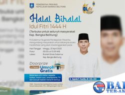 Pj Gubernur Suganda Akan Gelar Halal Bihalal dan Doorprize 4 Paket Umroh Gratis