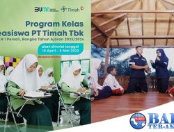 PPDB, PT Timah Tbk Kembali Buka Program Beasiswa di SMAN 1 Pemali