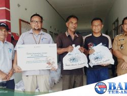 Bentuk Kepedulian, Pt Timah Tbk Serahkan 1400 Paket Sembako untuk Masyarakat Beltim