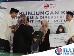 Nopira Bahagia Terima Santunan dan Perlengkapan Sekolah dari PT Timah Tbk