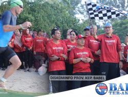 Sandiaga Salahudin Uno Buka Sungailiat Triathlon 2023