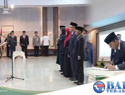 Lantik Pejabat Eselon II, Pj Gubernur Suganda: Lakukan Pekerjaan dengan Benar dan Terus Berinovasi