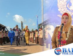 Wabup Basel bersama Danlanal Resmikan Dusun Nipa Kuning Sebagai Kampung Bahari Nusantara