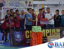 Tim Futsal PT Timah Tbk Raih Juara II dalam Kejuaraan Liga Pekerja