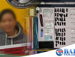 Polisi Amankan Seorang IRT dan 43 Paket Sabu di Parit Padang