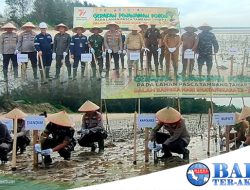 PT Timah Dukung Gerakan Penanaman Pohon Serentak dalam Rangka HUT Bhayangkara