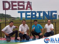 Dukung Pengembangan Kawasan Agrowisata Desa Tebing, PT Timah Tbk Bangun Fasilitas