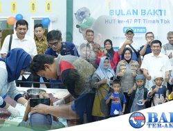 Serunya, Khitanan Massal Bulan Bakti PT Timah Tbk di Desa Bukit Layang