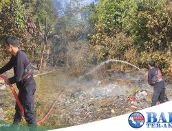 Petaka Kemarau, Hutan di Desa Gadung Terbakar