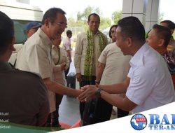 Pj Gubernur Babel Sambut Rombongan Kunker Komisi I DPR RI, Mie Kuah Ikan Khas Bangka Jadi Hidangan Khas