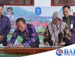 Pemkab Bangka Laksanakan Penandatanganan Serah Terima Hibah Dari Balai Prasarana Pemukiman Provinsi Babel