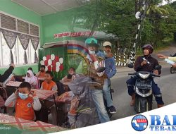 Edukasi Bahaya Kabut Asap, PT Timah Tbk Bagikan Masker ke Sekolah dan Penguna Jalan