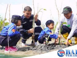 Dukung Program Kementerian BUMN, PT Timah Tbk Tanam Ribuan Mangrove dan Pohon Buah