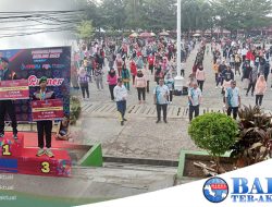 Rangkaian Hari Jadi Pangkalpinang Ke-266 Tahun, Pemkot Pangkalpinang Gelar Lomba Lari dan Senam Sehat