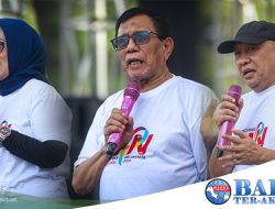 Launching HPN 2024 di Monas, Menteri Koperasi dan UKM Ikuti Jalan Sehat