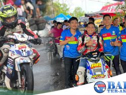 Seorang Perwira Polri, Sukses Naik Podium Dan Torehkan Prestasi di Ajang Road Race Babel