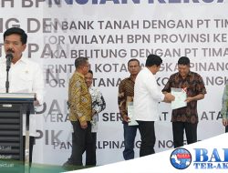 Hadiri Tiga Agenda Penting, Menteri ATR/BPN RI Kunjungi Babel