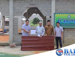 Pt Timah Tbk Menyerahkan Bantuan untuk Percepatan Pembangunan Musala Pondok Pesantren Al- Kautsar