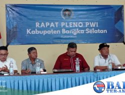 Ini Wajah Baru Pengurus PWI Bangka Selatan