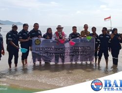 PT Timah Tbk Lakukan Restocking Kepiting di Pulau Kundur