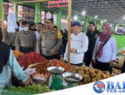 Antisipasi Lonjakan Harga Jelang Nataru, Polres Basel dan Forkopimda Sidak Pasar