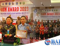 Kesbangpol Bangka Barat Pertahankan Juara pada P4GN Award se-Provinsi Babel