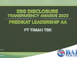 Home News Dua Tahun Berturut, PT Timah Tbk Raih Penghargaan ESG Disclosure Transparency Awards 2023