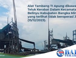 Tambang Teluk Kelabat Dalam Dihentikan, Warga Berteriak 