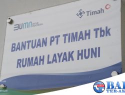 PT Timah Tbk Bantu Perbaikan Rumah Korban Bencana di Bangka Belitung