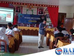 Sebarkan Virus Literasi, PWI Basel Kembali Gelar Kelas Literasi Goes To School di SMA Negeri 1 Toboali