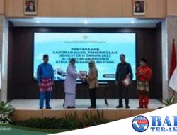 Pemkot Pangkalpinang Terima Penyerahan Laporan Hasil Pemeriksaan Semester II Tahun 2023 Dari BPK RI Perwakilan Provinsi Babel